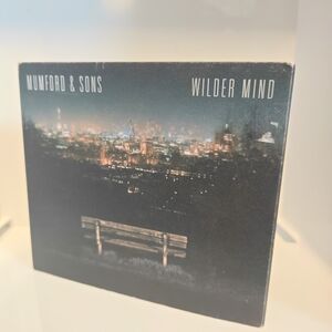 Mumford & Sons Wilder Mind CD - Dark Blue City Cover